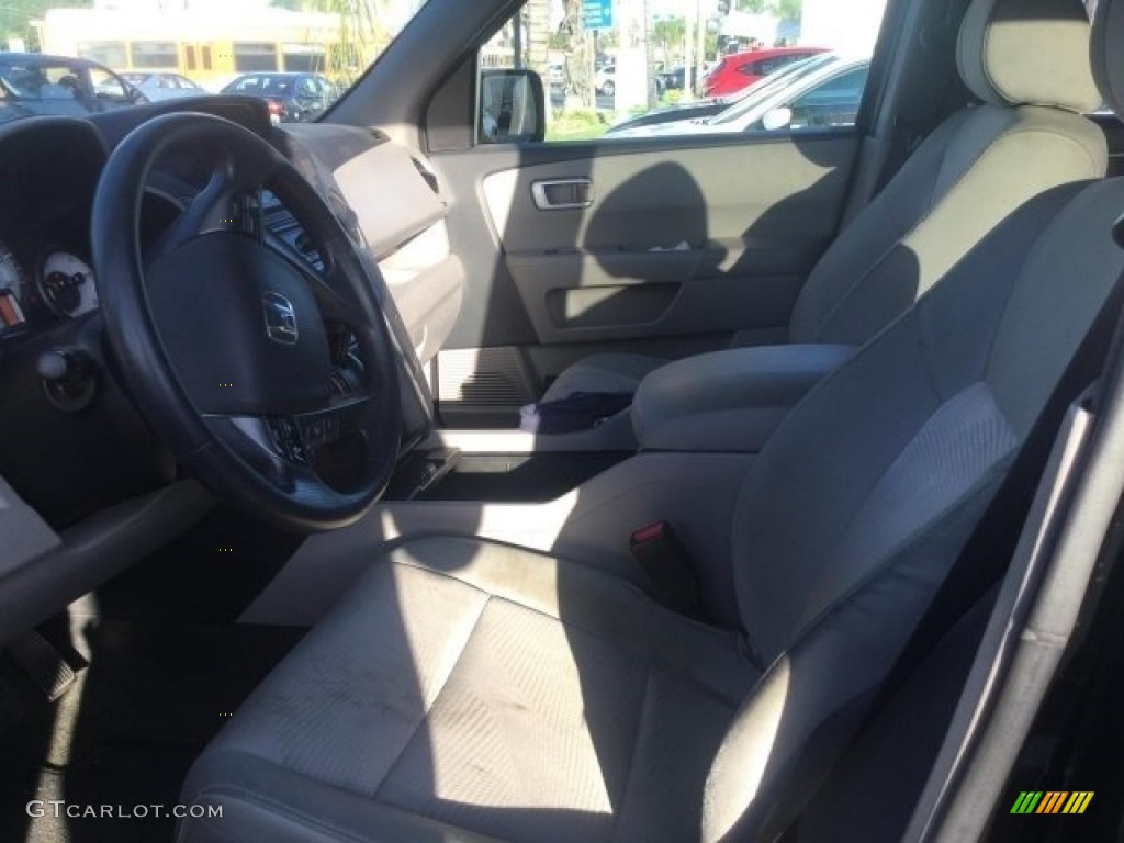 2015 Pilot LX - Crystal Black Pearl / Gray photo #6