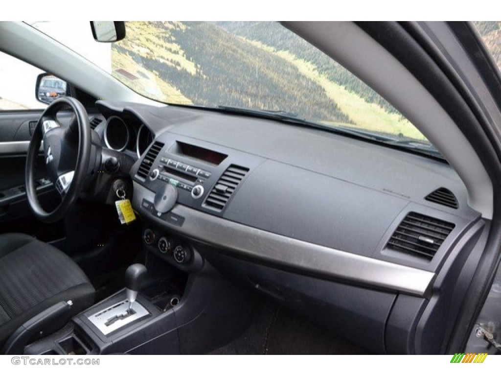 2013 Lancer ES - Mercury Gray Pearl / Black photo #16