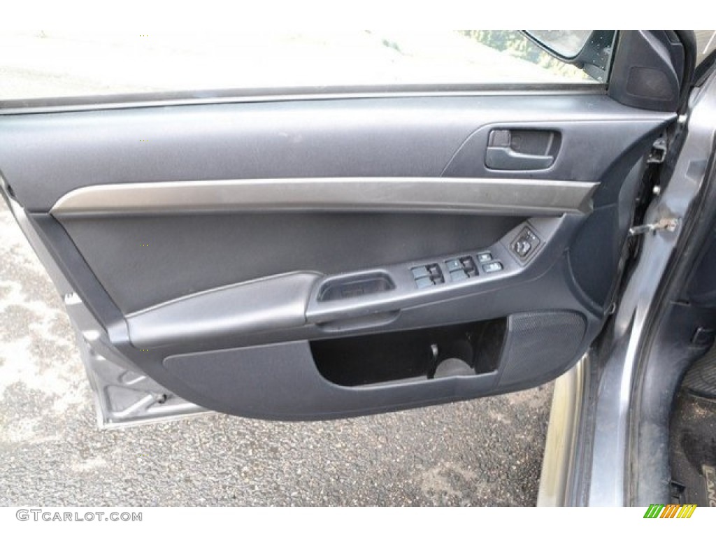 2013 Lancer ES - Mercury Gray Pearl / Black photo #24