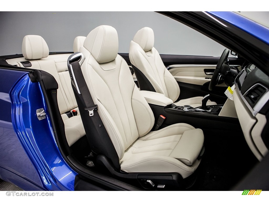 Ivory White Interior 2018 BMW 4 Series 430i Convertible Photo #122567444