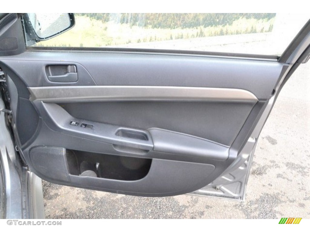 2013 Lancer ES - Mercury Gray Pearl / Black photo #25