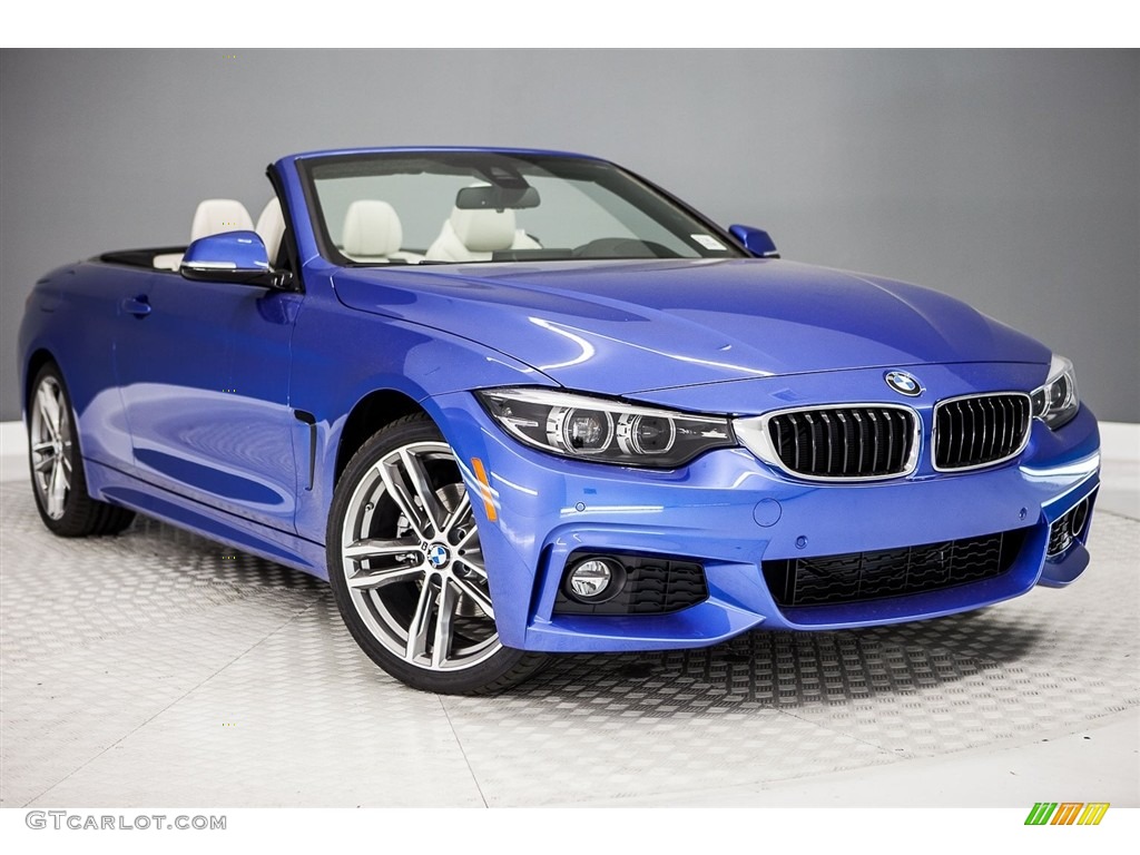 Estoril Blue Metallic 2018 BMW 4 Series 430i Convertible Exterior Photo #122567646
