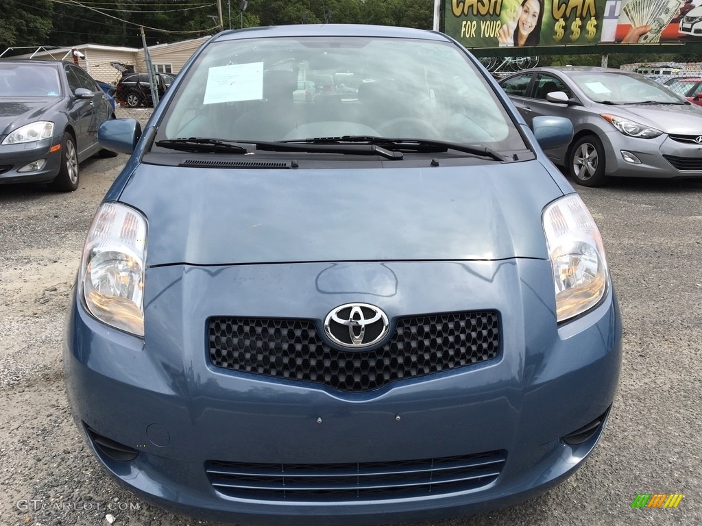 2007 Yaris 3 Door Liftback - Blazing Blue Metallic / Dark Charcoal photo #9