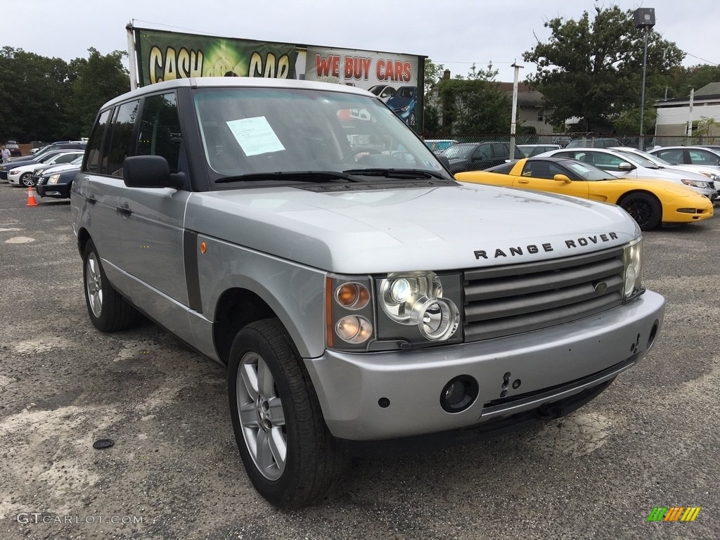 2003 Range Rover HSE - Zambezi Silver Metallic / Charcoal/Jet Black photo #7