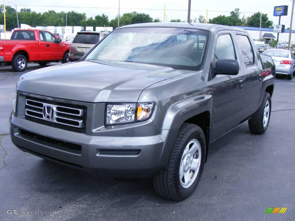 2008 Ridgeline RT - Nimbus Gray Metallic / Gray photo #1