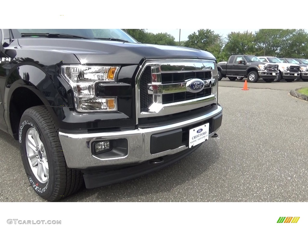 2017 F150 XLT SuperCab 4x4 - Shadow Black / Earth Gray photo #27