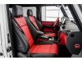 2017 Mercedes-Benz G designo Classic Red Interior Front Seat Photo