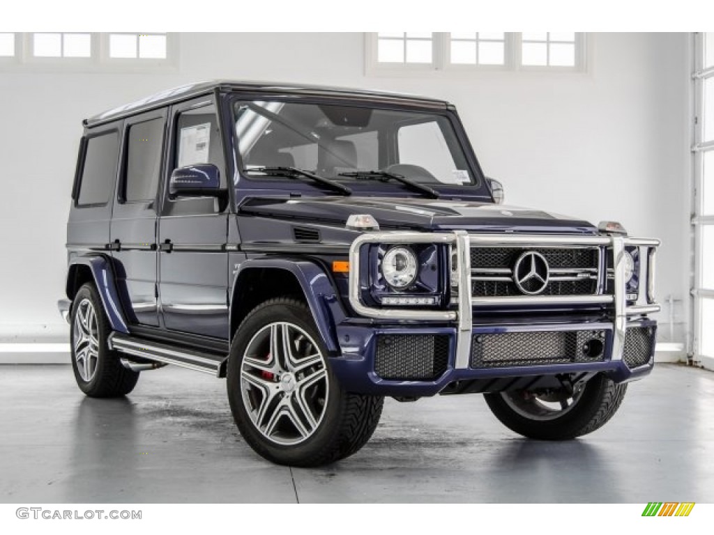 2017 G 63 AMG - designo Mystic Blue Metallic / designo Black photo #12