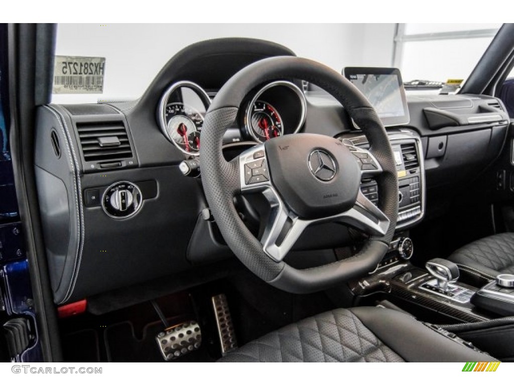 2017 Mercedes-Benz G 63 AMG designo Black Dashboard Photo #122571453