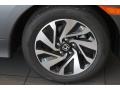 2017 Polished Metal Metallic Honda Civic LX Hatchback  photo #8