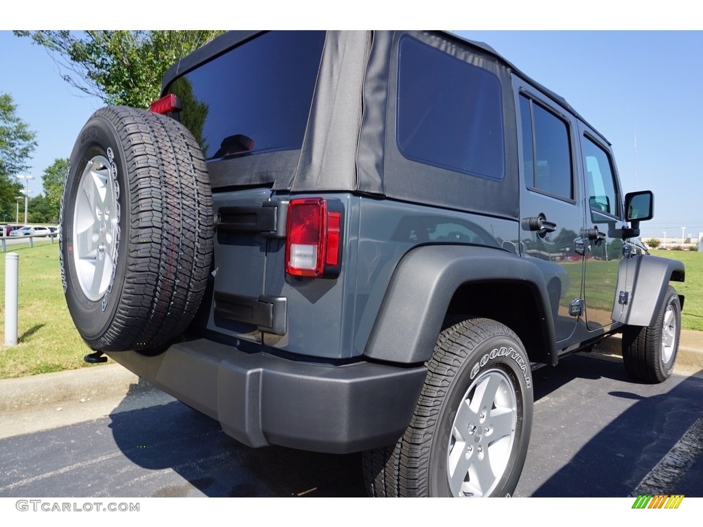 2017 Wrangler Unlimited Sport 4x4 - Rhino / Black photo #3