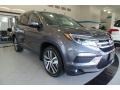 2017 Modern Steel Metallic Honda Pilot Elite AWD  photo #3