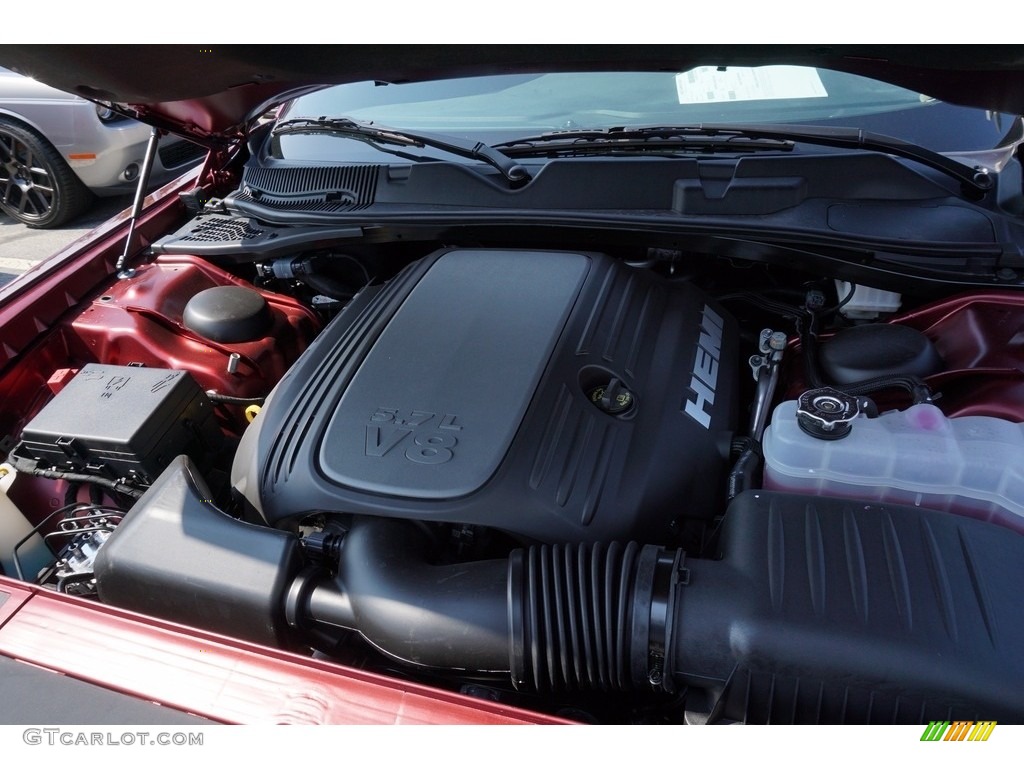 2018 Dodge Challenger R/T 5.7 Liter HEMI OHV 16-Valve VVT MDS V8 Engine Photo #122573745