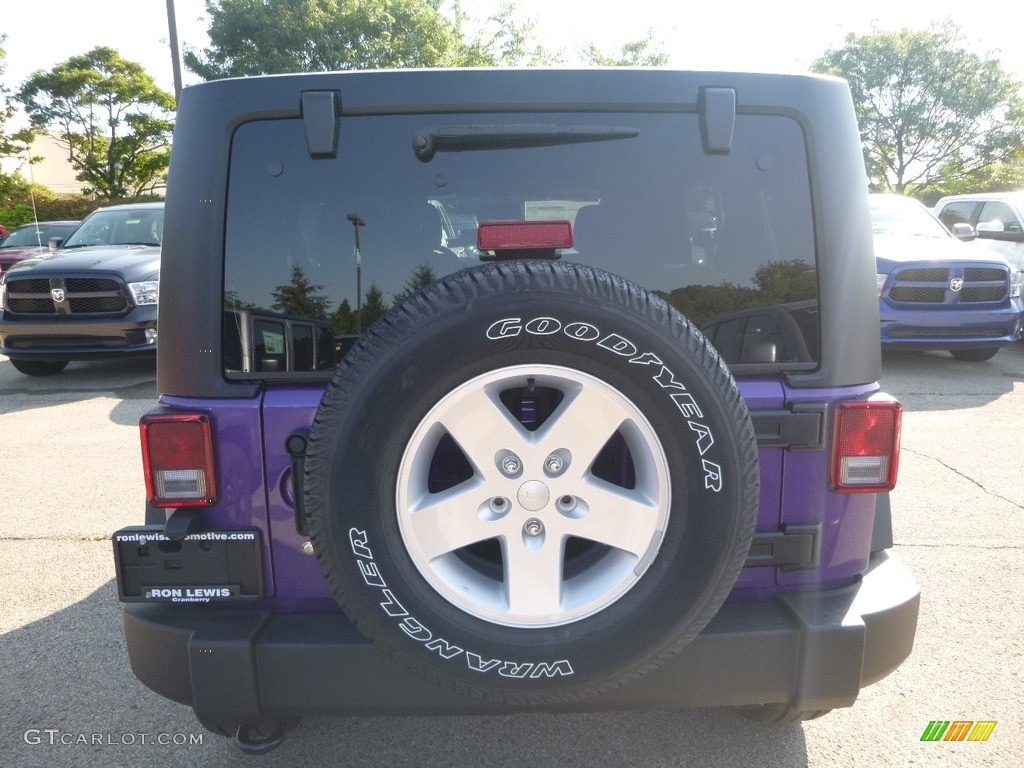 2017 Wrangler Unlimited Sport 4x4 - Extreme Purple / Black photo #4