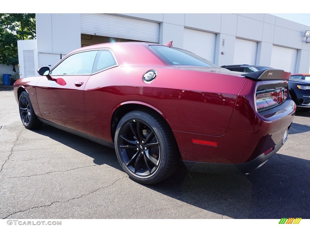 2018 Challenger R/T Plus - Octane Red Pearl / Black photo #2