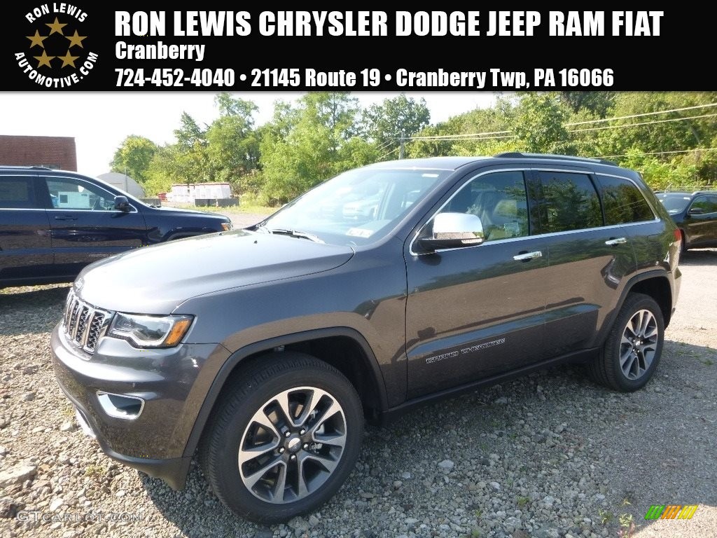 2018 Grand Cherokee Limited 4x4 - Granite Crystal Metallic / Black photo #1