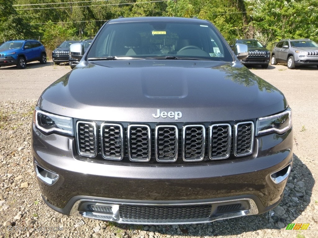 2018 Grand Cherokee Limited 4x4 - Granite Crystal Metallic / Black photo #8