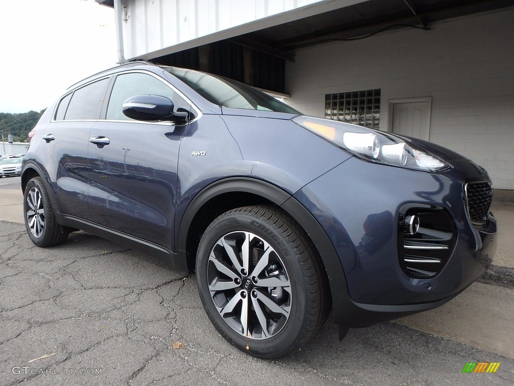 Pacific Blue 2018 Kia Sportage EX AWD Exterior Photo #122575077