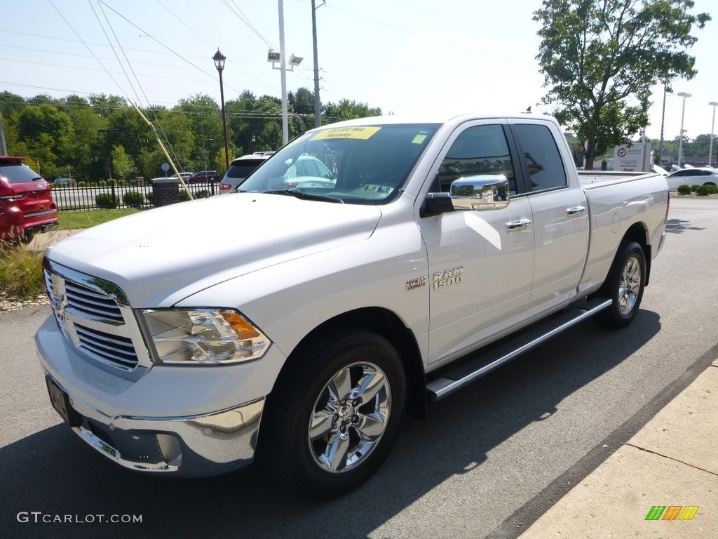 2014 1500 SLT Quad Cab 4x4 - Bright White / Black/Diesel Gray photo #5