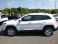 2018 Bright White Jeep Cherokee Latitude 4x4  photo #2