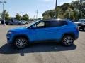 2018 Laser Blue Pearl Jeep Compass Latitude 4x4  photo #3