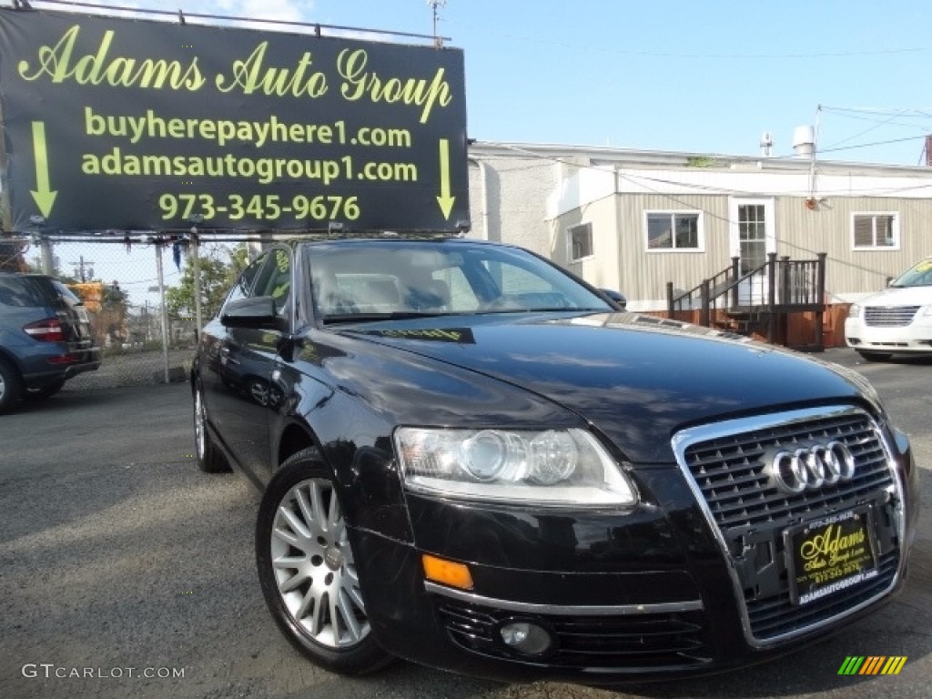 2006 A6 3.2 quattro Sedan - Cambridge Green Pearl / Beige photo #2