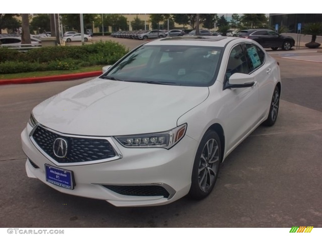 2018 TLX V6 Sedan - Bellanova White Pearl / Ebony photo #3