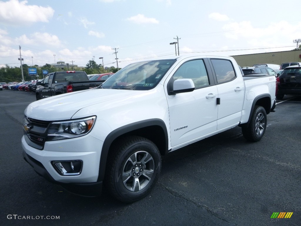 Summit White 2018 Chevrolet Colorado Z71 Crew Cab 4x4 Exterior Photo #122582190
