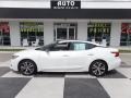 Pearl White 2017 Nissan Maxima SL