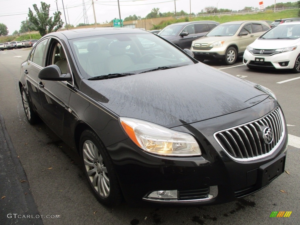 2011 Regal CXL - Carbon Black Metallic / Cashmere photo #7