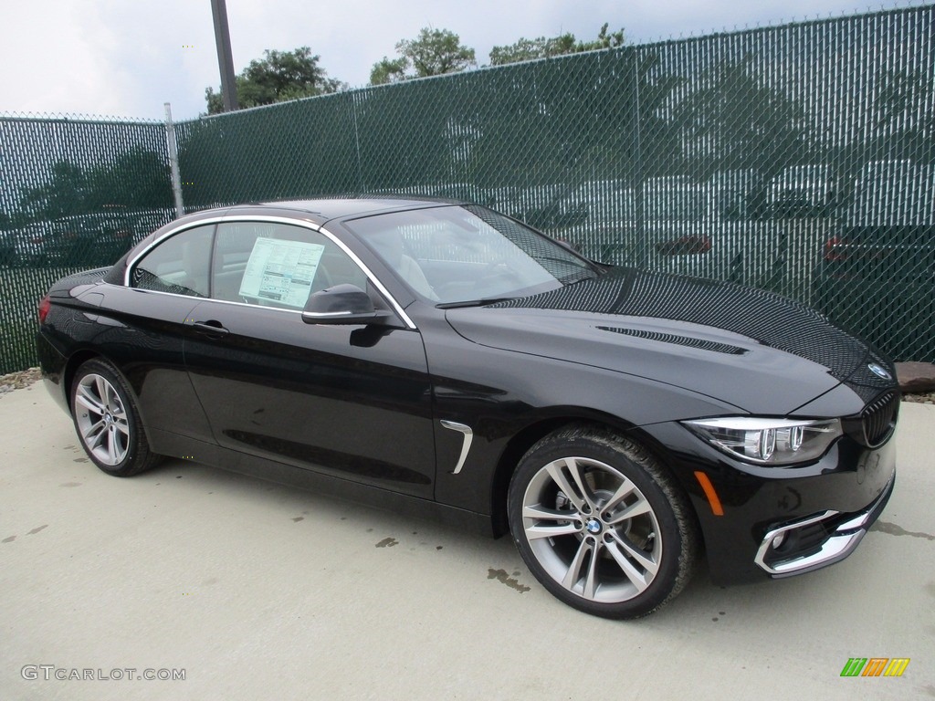Jet Black 2018 BMW 4 Series 430i xDrive Convertible Exterior Photo #122585919