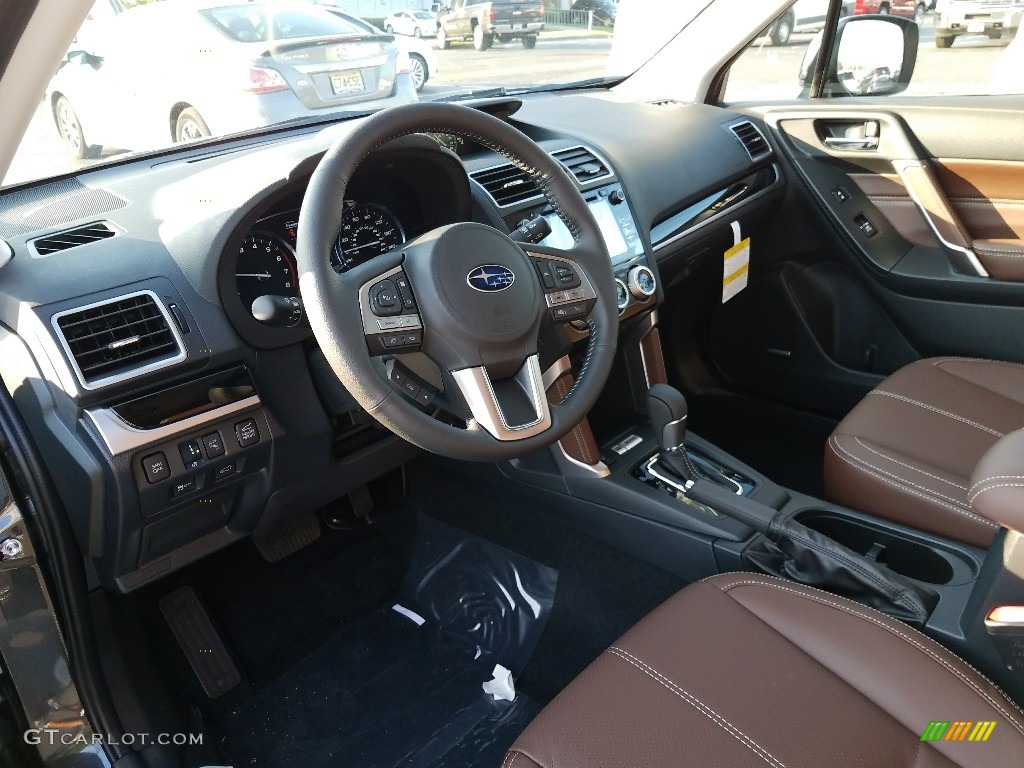 Brown Interior 2018 Subaru Forester 2.0XT Touring Photo #122585926
