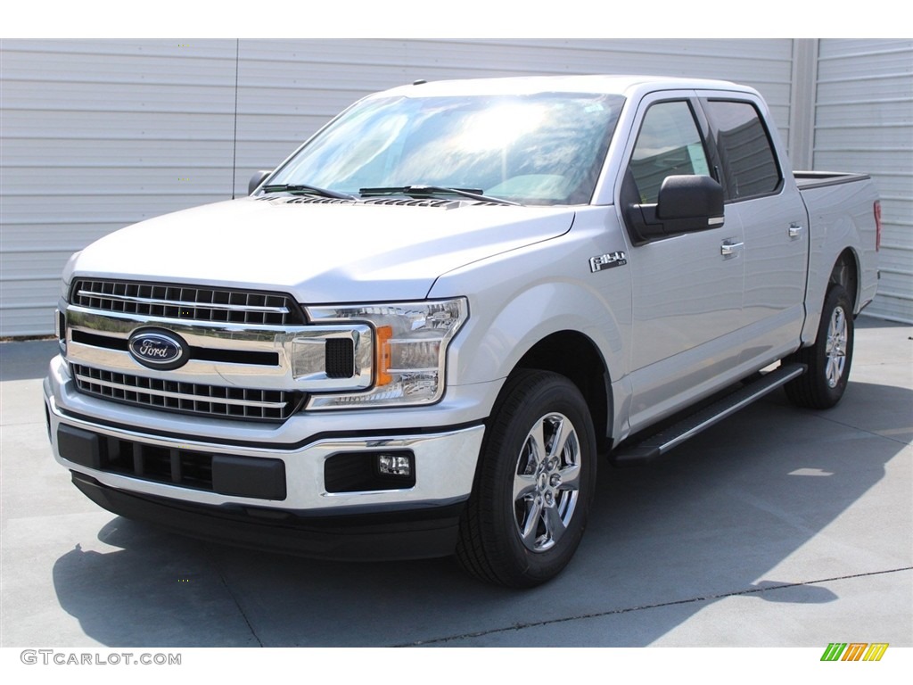 Ingot Silver 2018 Ford F150 XLT SuperCrew Exterior Photo #122585965