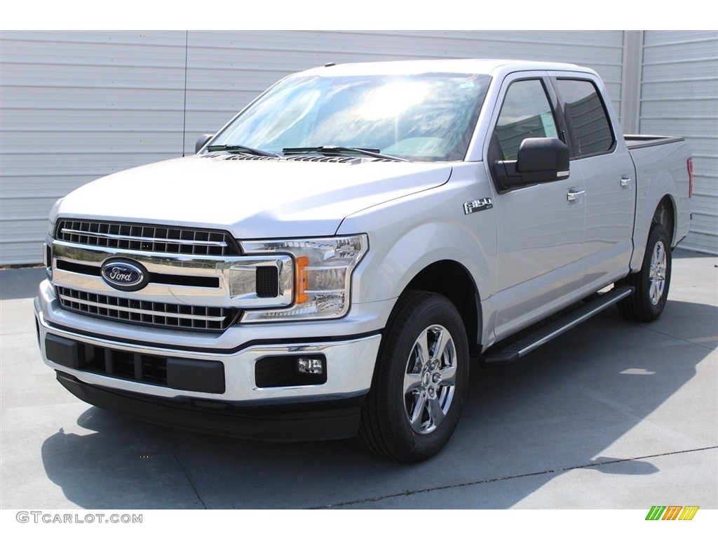 2018 F150 XLT SuperCrew - Ingot Silver / Earth Gray photo #3