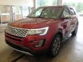 2017 Ruby Red Ford Explorer Platinum 4WD  photo #4