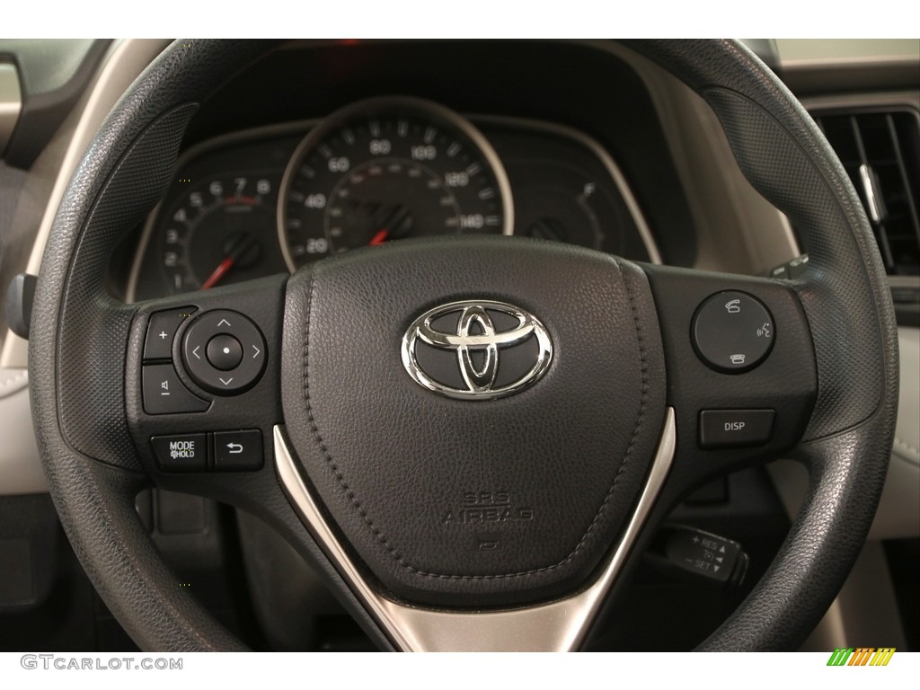 2015 RAV4 XLE - Classic Silver Metallic / Ash photo #9