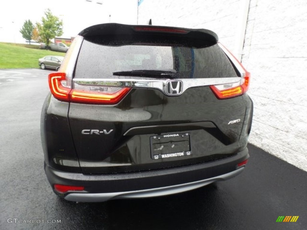 2017 CR-V EX-L AWD - Dark Olive Metallic / Black photo #7