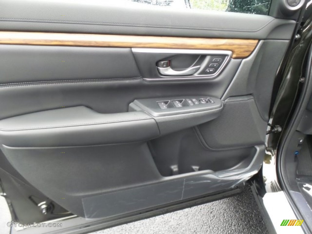 2017 CR-V EX-L AWD - Dark Olive Metallic / Black photo #13