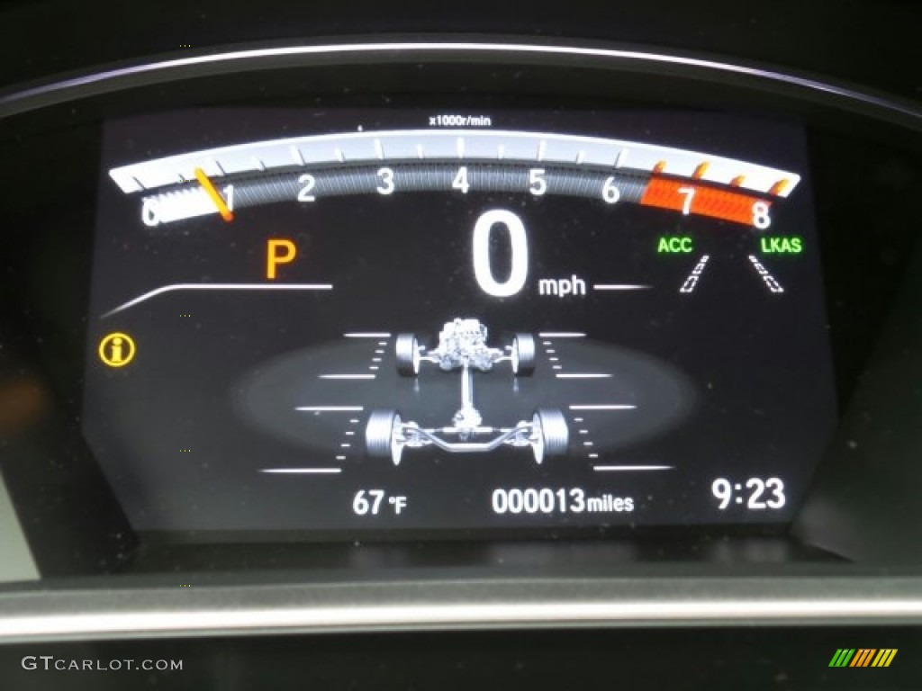 2017 CR-V EX-L AWD - Dark Olive Metallic / Black photo #18