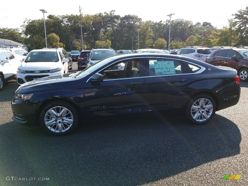 2018 Impala LS - Blue Velvet Metallic / Jet Black/Dark Titanium photo #3