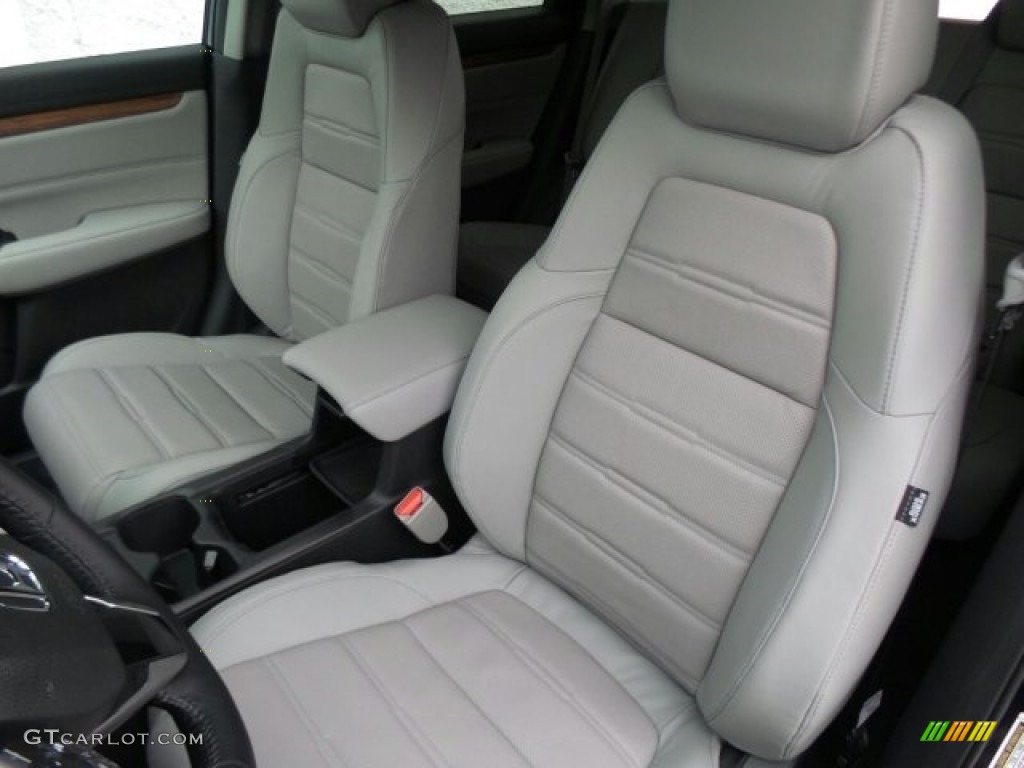2017 CR-V EX-L AWD - Obsidian Blue Pearl / Gray photo #10