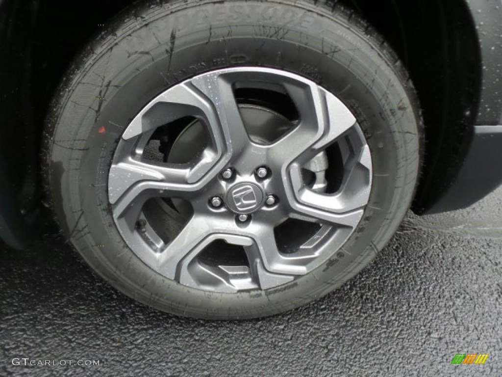 2017 CR-V EX AWD - Modern Steel Metallic / Gray photo #3