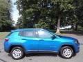 2018 Laser Blue Pearl Jeep Compass Sport  photo #5