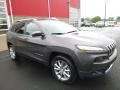 2018 Granite Crystal Metallic Jeep Cherokee Limited 4x4  photo #7