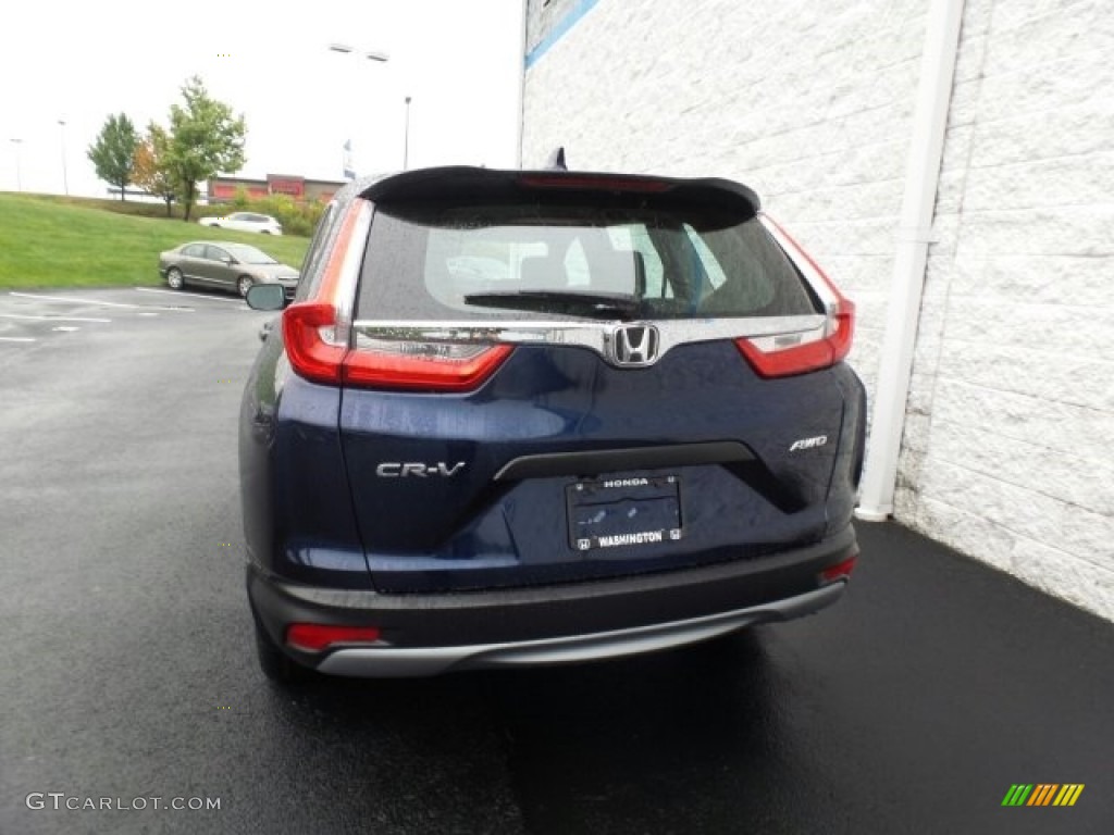 2017 CR-V LX AWD - Obsidian Blue Pearl / Gray photo #7
