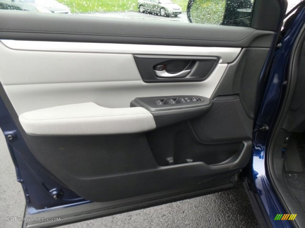 2017 CR-V LX AWD - Obsidian Blue Pearl / Gray photo #13