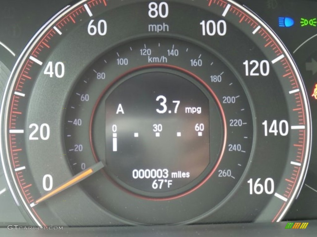 2017 Honda Accord Touring Coupe Gauges Photo #122593009