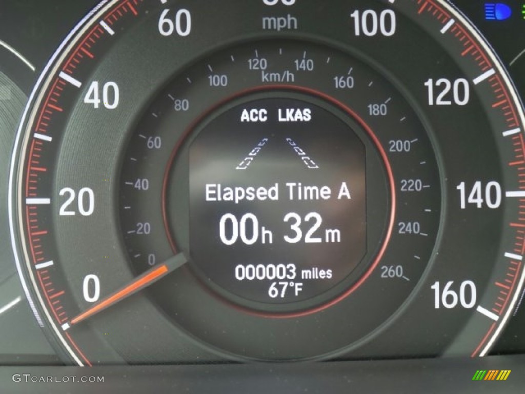 2017 Honda Accord Touring Coupe Gauges Photo #122593042
