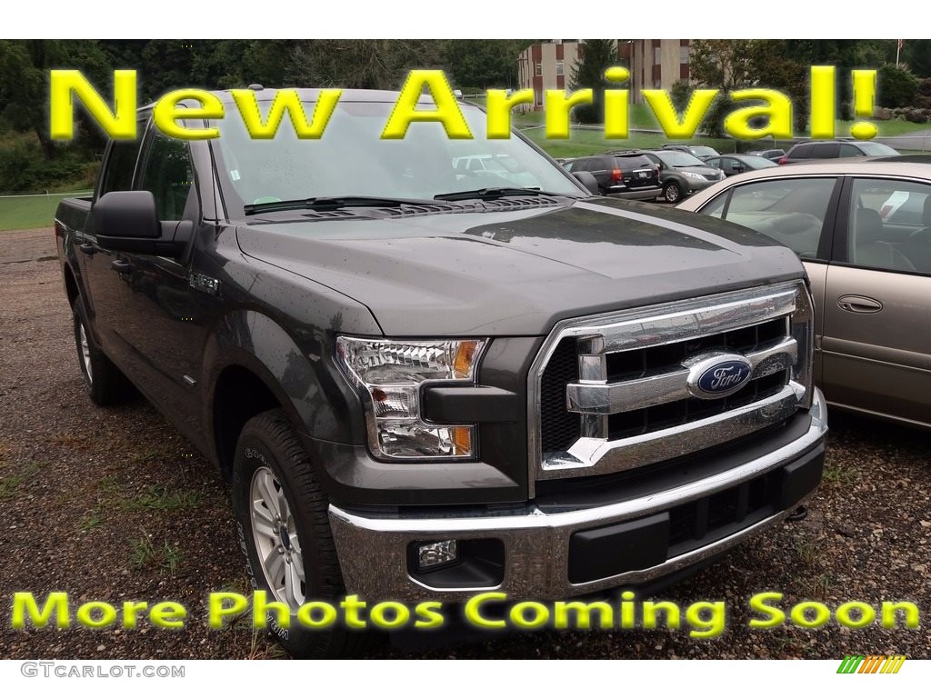 2017 F150 XLT SuperCrew 4x4 - Lithium Gray / Earth Gray photo #1