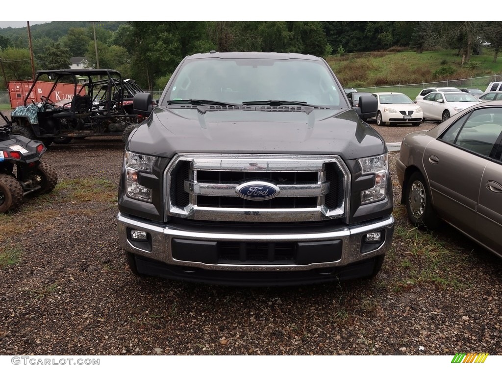 2017 F150 XLT SuperCrew 4x4 - Lithium Gray / Earth Gray photo #2